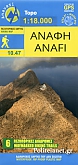 Wandelkaart Fietskaart 10.47 Anafi Anavasi