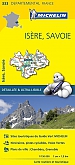 Fietskaart - Wegenkaart - Landkaart 333 Isere Savoie - Départements de France - Michelin