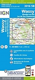 Topografische Wandelkaart van Frankrijk 3016SB - Wassy / Montier-en-Der, Lac du Der-Chantecoq