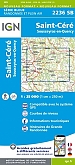 Topografische Wandelkaart van Frankrijk 2236SB - St-Cere / Sousceyrac-en-Quercy
