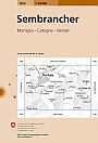 Topografische Wandelkaart Zwitserland 1325 Sembrancher Martigny - Catogne - Verbier - Landeskarte der Schweiz