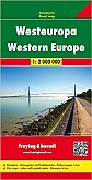 Wegenkaart - Landkaart Europa West Europa - Freytag & Berndt