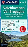 Wandelkaart 92 Valchiavenna, Val Bregaglia Valle San Giacomo, Madésimo, Morbegno, Val Másino Kompass