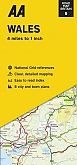 Wegenkaart - Landkaart 6 Wales - AA Road Map Britain