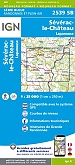 Topografische Wandelkaart van Frankrijk 2539SB - Severac-le-Chateau Lapanouse
