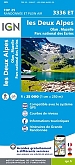 Topografische Wandelkaart van Frankrijk 3336ET - Deux Alpes-Olan-Muzelle Valjouffrey / PN des Ecrins