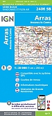 Topografische Wandelkaart van Frankrijk 2406SB - Arras Avesnes-le-Comte