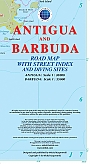 Wegenkaart Antigua / Barbuda | Kasprowski Publisher