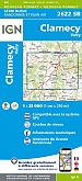 Topografische Wandelkaart van Frankrijk 2622SB - Clamecy / Varzy