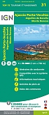 Wandelkaart Fietskaart 31 Corsica Ajaccio - Porto Vecchio - Aiguilles de Bavella - Monte Renoso Top 75 | IGN