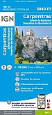 Topografische Wandelkaart van Frankrijk 3040ET - Carpentras / Vaison-la-Romaine / Dentelles de Montmirail