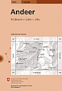 Topografische Wandelkaart Zwitserland 1235 Andeer Piz Beverin Sufers Zillis - Landeskarte der Schweiz