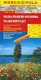 Wegenkaart - Landkaart Polen Noordoost / Polska Polnocno-Wschodnia | Marco Polo Maps