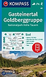 Wandelkaart 40 Gasteiner Tal, Goldberggruppe, Nationalpark Hohe Tauern Kompass