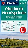 Wandelkaart 877 Oberkirch, Hornisgrinde Kompass