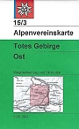 Wandelkaart 15/3 Totes Gebirge Ost | Alpenvereinskarte