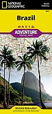 Wegenkaart - Landkaart Brazilië - Adventure Map National Geographic