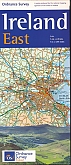 Wegenkaart - Landkaart Ireland East Ierland Oost Ordnance Survey