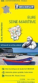 Fietskaart - Wegenkaart - Landkaart 304 Eure Seine-Maritime- Départements de France - Michelin