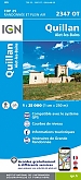 Topografische Wandelkaart van Frankrijk 2347OT - Quillan / Alet-Les-Bains