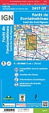 Wandelkaart 2417OTR Foret de Fontainebleau Geplastificeerd | IGN