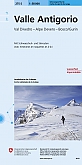 Skikaart Zwitserland 275S Valle Antigorio Valle Dévero Valle Bognanco Bosco/Gurin - Landeskarte der Schweiz