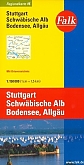 Wegenkaart - Fietskaart 15 Stuttgart, Schwäbische Alb, Bodensee, Allgäu Falk Regionalkarten