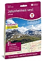 Topografische Wandelkaart Noorwegen 2505 Jotunheimen West Vest - Nordeca Turkart