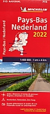Wegenkaart - Landkaart 715 Nederland 2022 - Michelin National