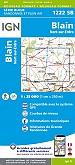 Topografische Wandelkaart van Frankrijk 1222SB - Blain / Nort-sur-Erdre