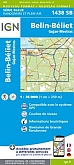 Topografische Wandelkaart van Frankrijk 1438SB - Belin-B liet / Gujan-Mestras