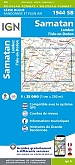 Topografische Wandelkaart van Frankrijk 1944SB - Samatan Lombez L'Isle-en-Dodon