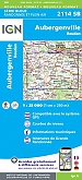 Topografische Wandelkaart van Frankrijk 2114SB - Aubergenville / Houdan