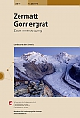 Topografische Wandelkaart Zwitserland 2515 Zermatt Gornergrat (Samengestelde kaart) - Landeskarte der Schweiz