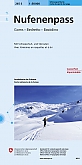 Skikaart Zwitserland 265S Nufenenpass Goms Bedretto Basòdino - Landeskarte der Schweiz