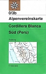 Wandelkaart 0/3B Cordillera Blanca Süd Peru | Alpenvereinskarte