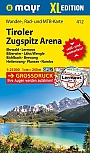 Wandelkaart 412 Tirol Tiroler Zugspitz Arena | Mayr