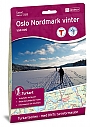 Topografische Wandelkaart Noorwegen 2425 Oslo Nordmark Vinter - Nordeca Turkart
