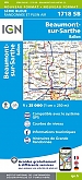 Topografische Wandelkaart van Frankrijk 1718SB - Beaumont-sur-Sarthe / Ballon