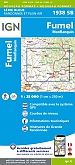 Topografische Wandelkaart van Frankrijk 1938SB - Fumel Monflanquin