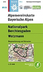 Wandelkaart BY 21 Nationalpark Berchtesgaden, Watzmann | Alpenvereinskarte