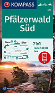 Wandelkaart 473 Pfälzerwald Süd Zuid | Kompass