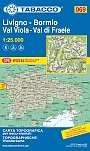 Wandelkaart 069 Livigno, Bormio, Val Viola, Val di Fraele Tabacco