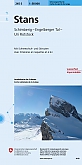 Skikaart Zwitserland 245S Stans Engelberger Tal Uri Rotstock Sörenberg - Landeskarte der Schweiz