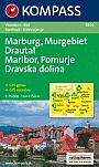 Wandelkaart 2802 Marburg Pomurje Drautal | Kompass