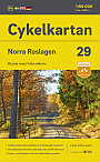 Fietskaart Zweden 29 Roslagen Noord Cykelkartan