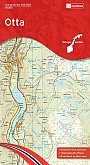 Topografische Wandelkaart Noorwegen 10065 Otta - Nordeca Norge