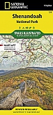 Wandelkaart 228 Shenandoah (Virginia) - Trails Illustrated Map / National Park Maps National Geographic
