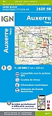 Topografische Wandelkaart van Frankrijk 2620SB - Auxerre / Toucy