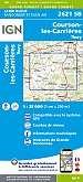 Topografische Wandelkaart van Frankrijk 2621SB - Courson-les-Carrières / Thury